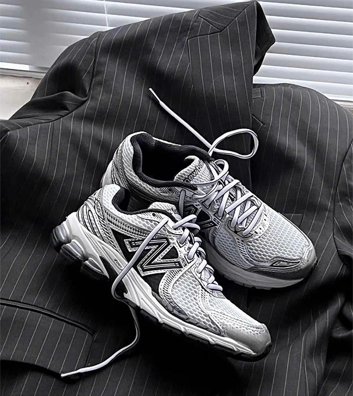 Giày NEW BALANCE 860V2 WHITE SILVER BLACK rep like auth best quality