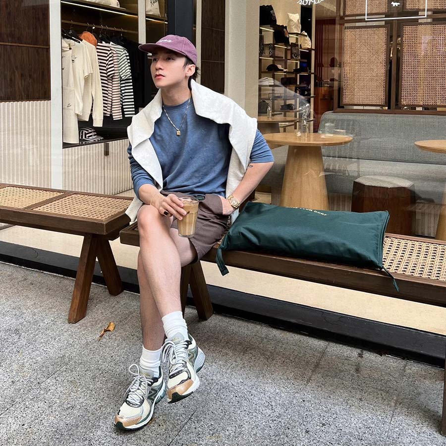 Giày New Balance Sơn Tùng 860v2 Aime Leon Dore Green rep 11 outfit