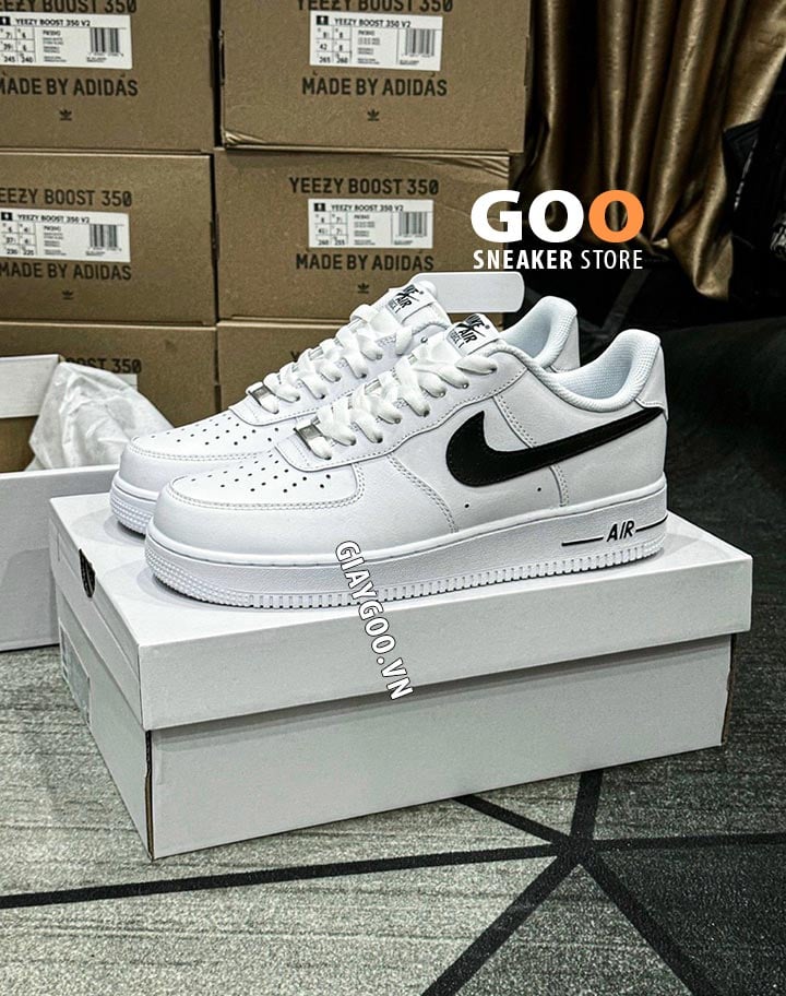 Giày Nike Air Force 1 ’07 AN20 trắng móc đen Like Auth