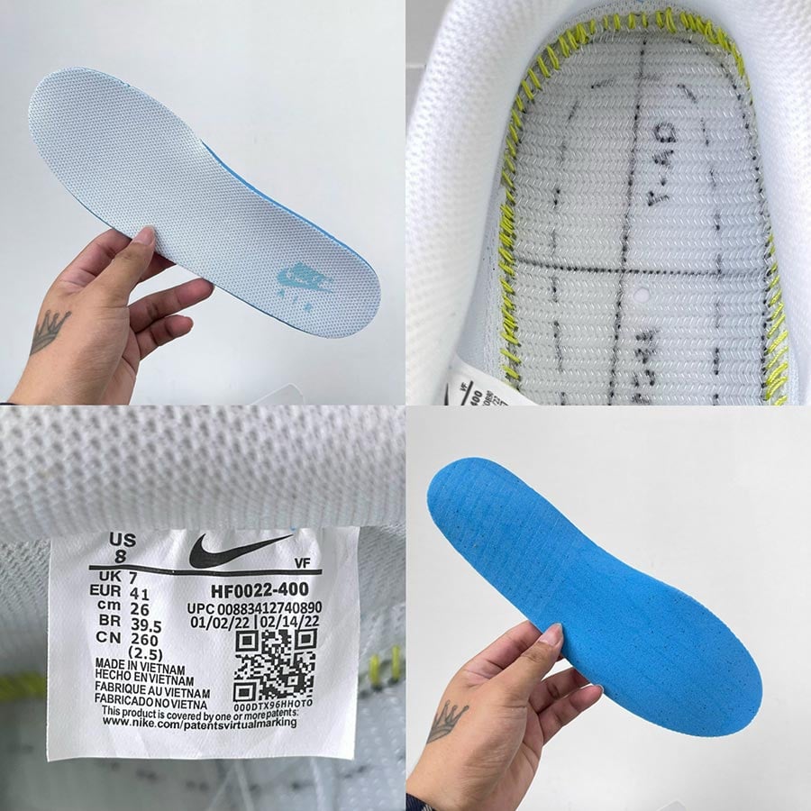Giày Nike Air Force 1 Baby Blue rep 11 like auth best quality
