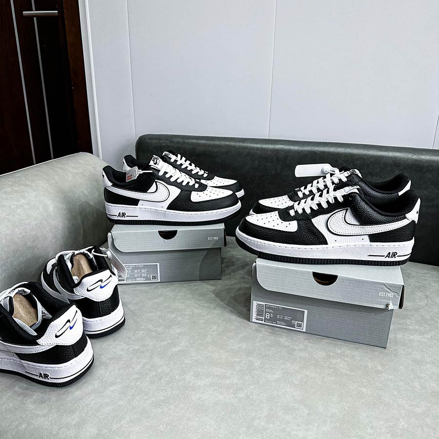 Giày Nike Air force 1 Black white Panda rep 11 like auth