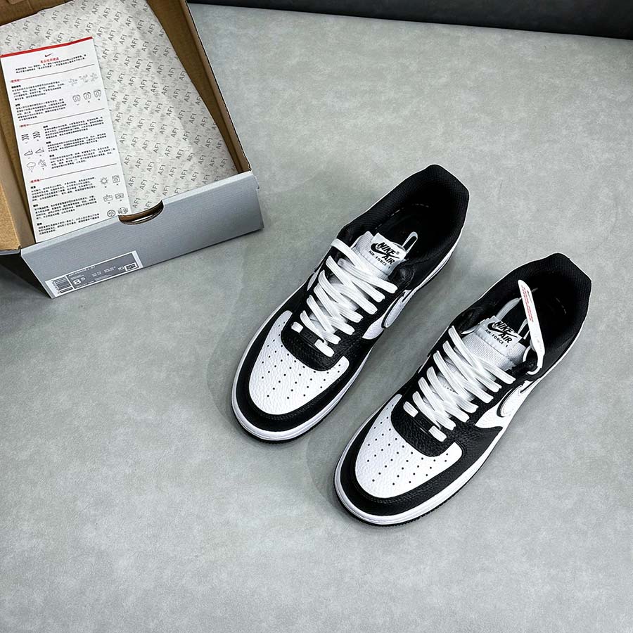 Giày Nike Air force 1 Black white Panda rep 11 like auth