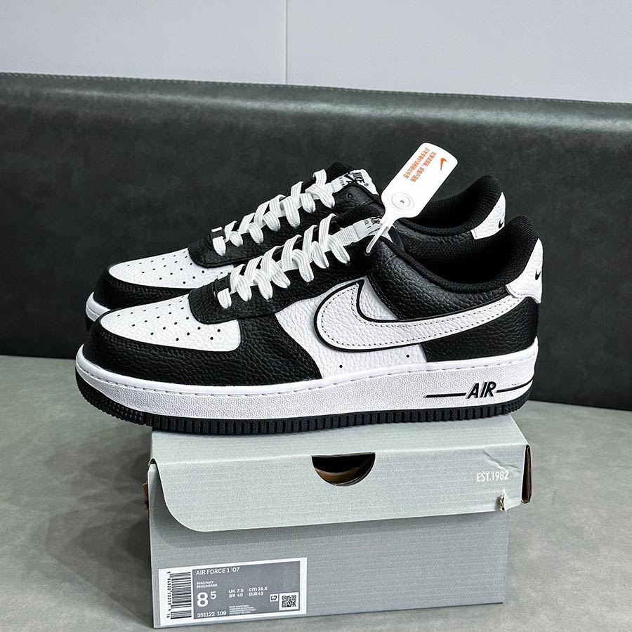 Giày Nike Air force 1 Black white Panda rep 11 like auth
