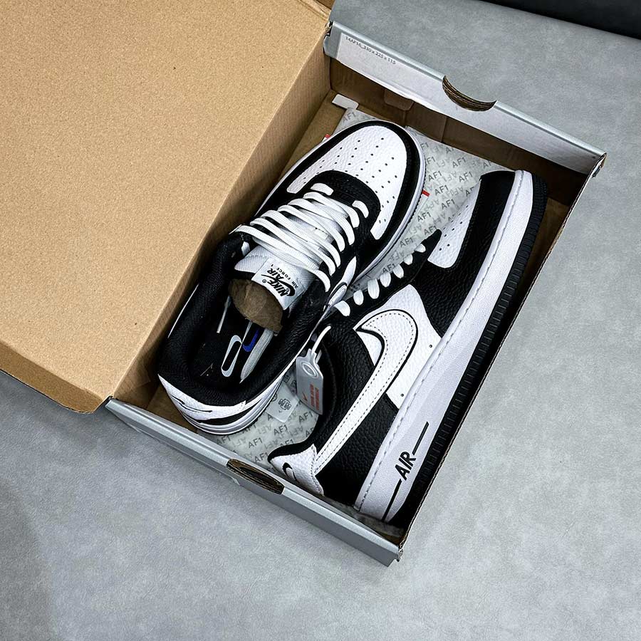 Giày Nike Air force 1 Black white Panda rep 11 like auth