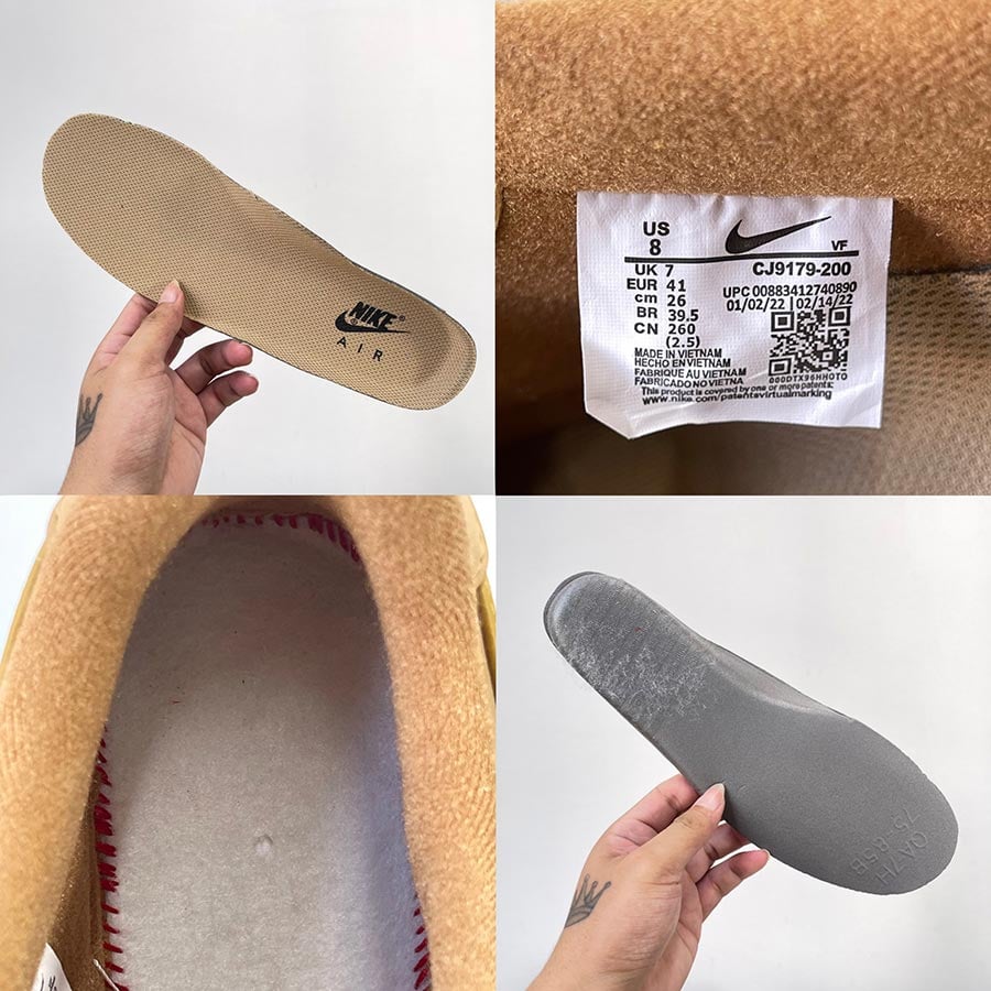 Giày Nike Air Force 1 Flax Wheat rep 11 like auth best quality