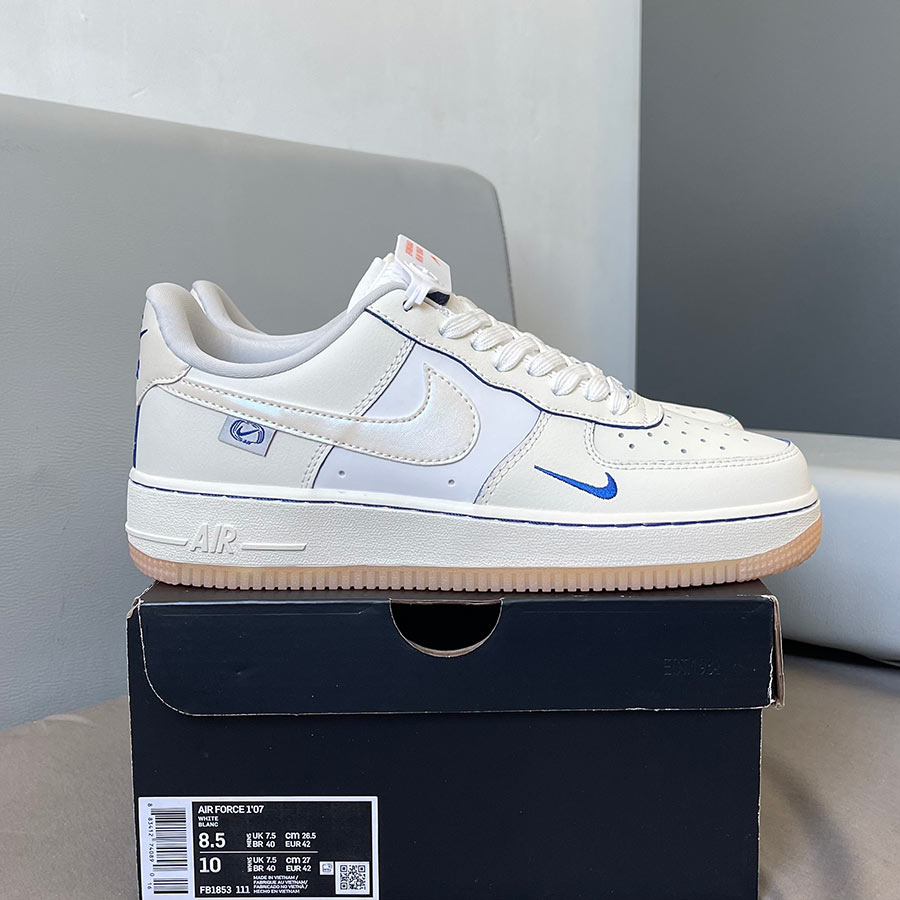 Giày Nike Air Force 1 Global White Blue rep 11 siêu cấp like auth