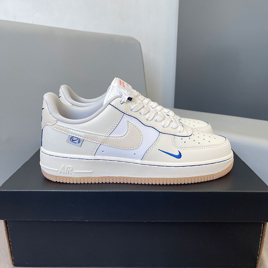 Giày Nike Air Force 1 Global White Blue rep 11 siêu cấp like auth