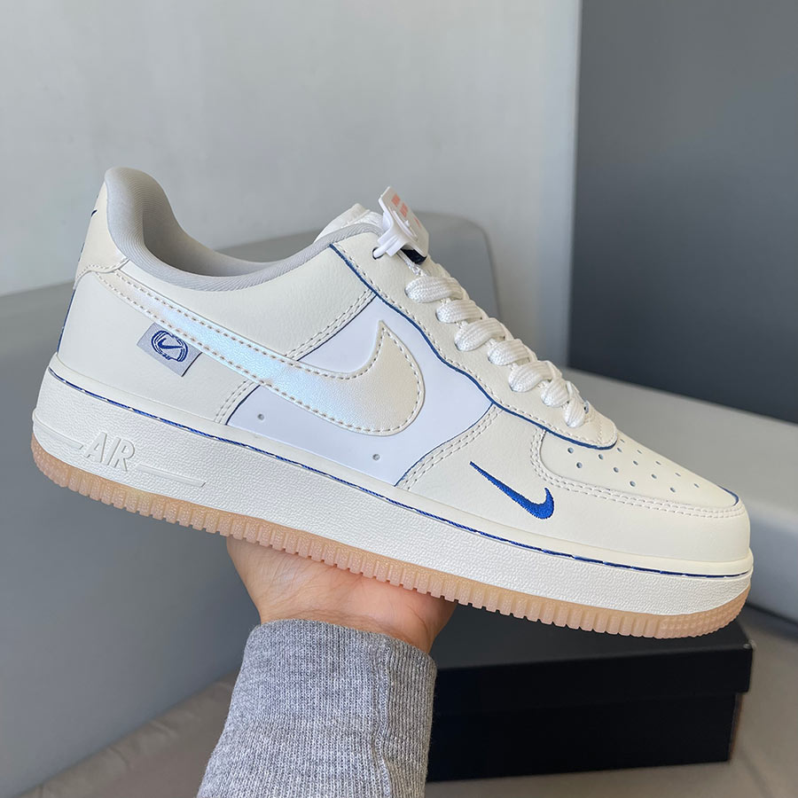 Giày Nike Air Force 1 Global White Blue rep 11 siêu cấp like auth