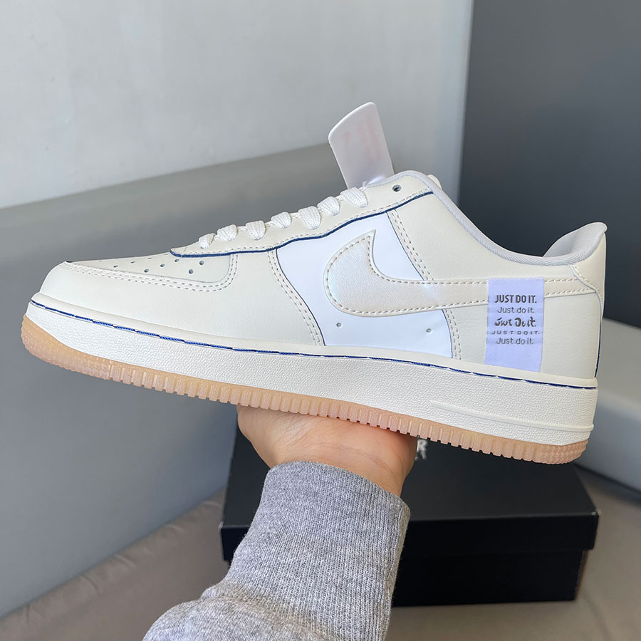 Giày Nike Air Force 1 Global White Blue rep 11 siêu cấp like auth