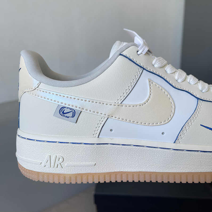 Giày Nike Air Force 1 Global White Blue rep 11 siêu cấp like auth