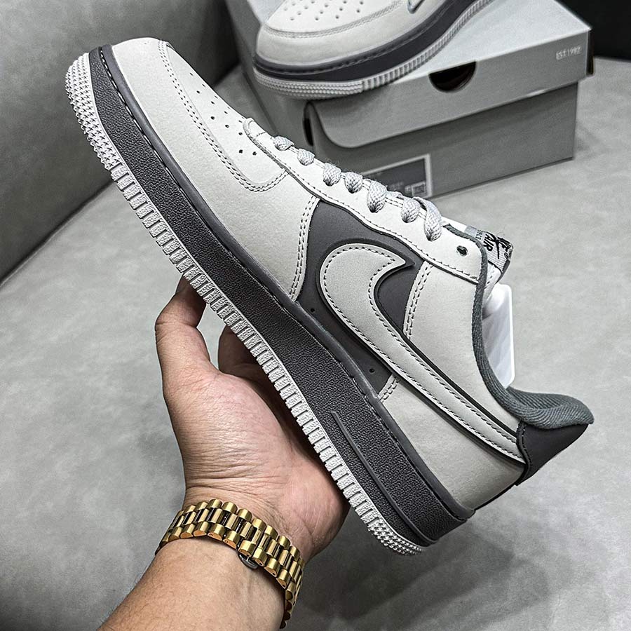 Giày Nike Air Force 1 Grey Shadow rep 11 like auth
