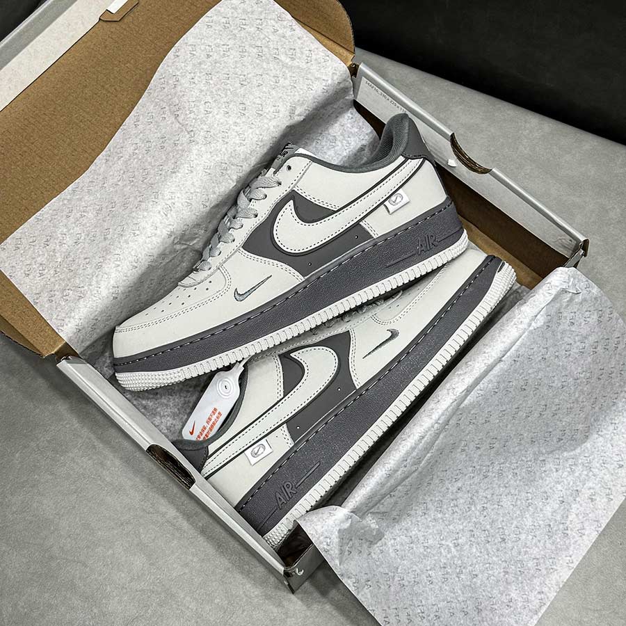Giày Nike Air Force 1 Grey Shadow rep 11 like auth