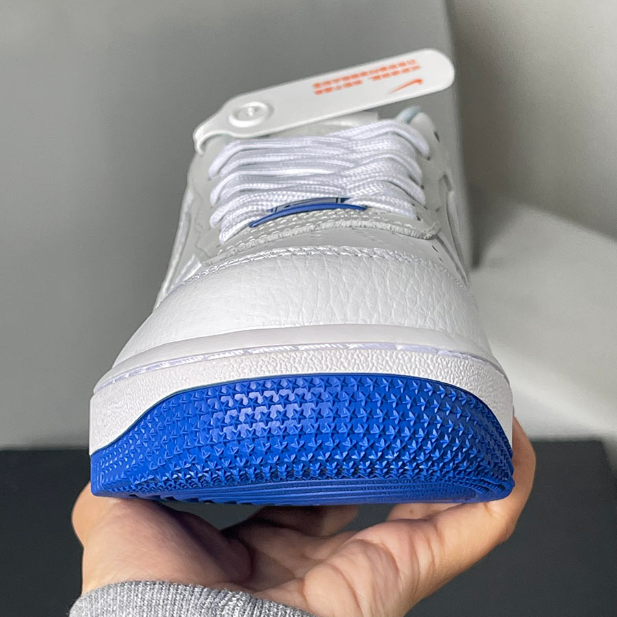 Giày Nike Air Force 1 GS White Grey Blue rep like auth best quality