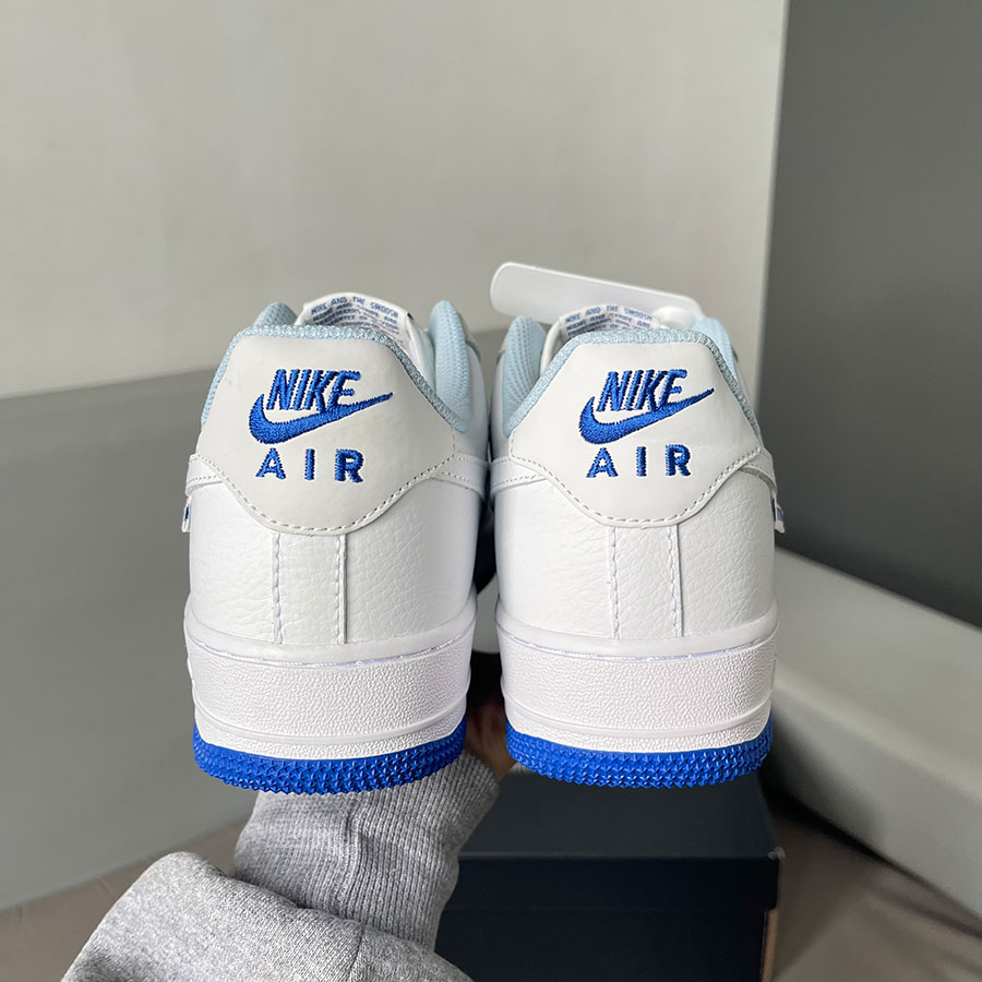Giày Nike Air Force 1 GS White Grey Blue rep like auth best quality