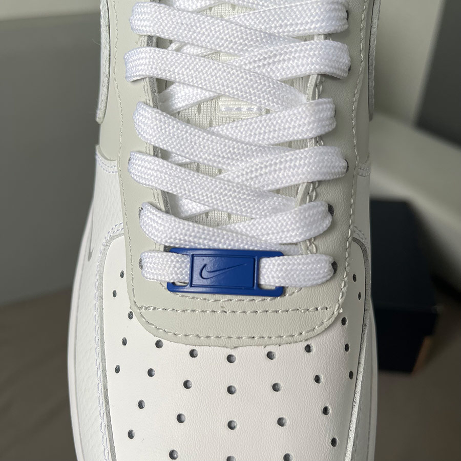 Giày Nike Air Force 1 GS White Grey Blue rep like auth best quality