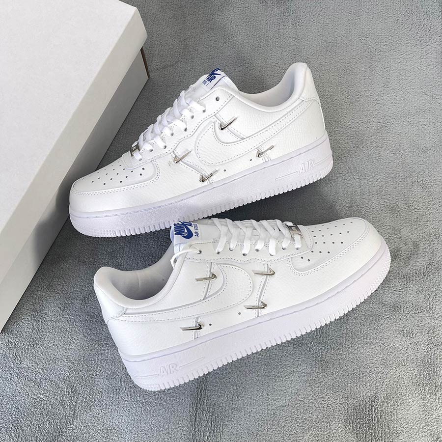 Giày Nike Air Force 1 Sisterhood White Metallic Silver rep like auth