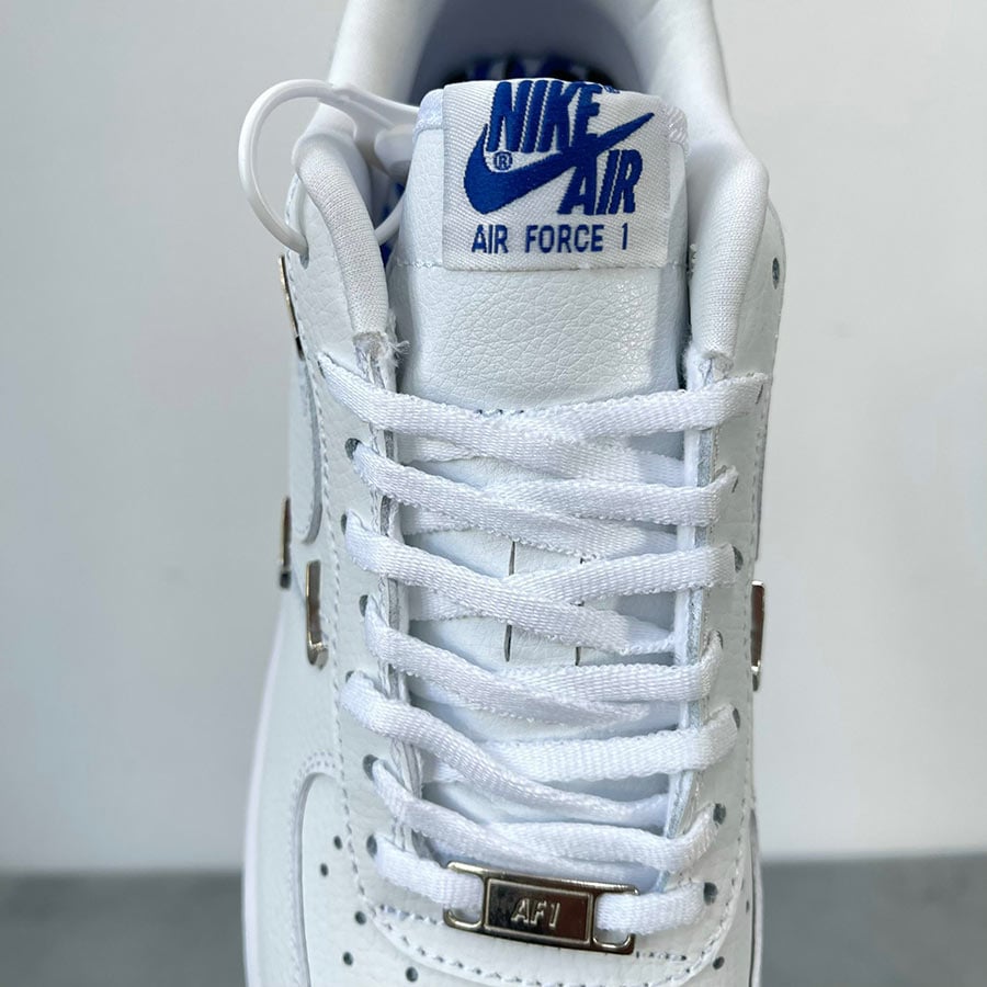 Giày Nike Air Force 1 Sisterhood White Metallic Silver rep like auth