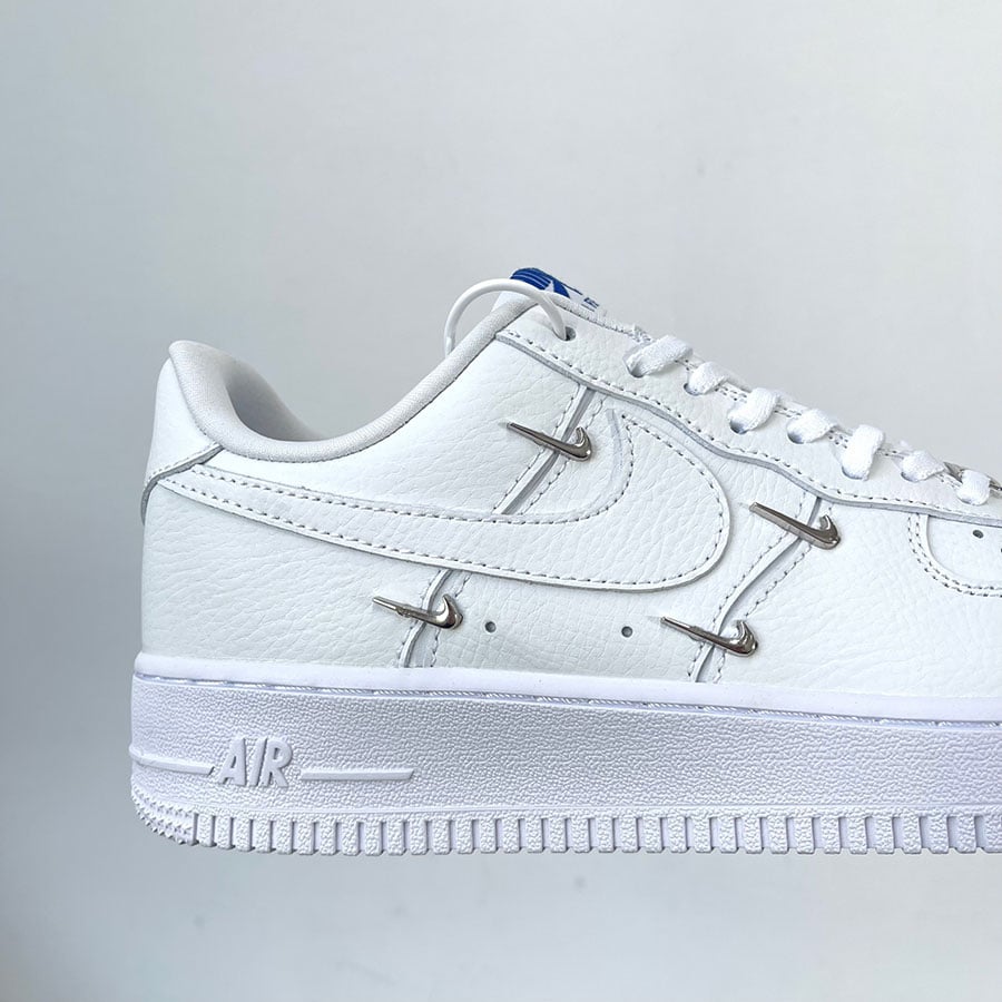 Giày Nike Air Force 1 Sisterhood White Metallic Silver rep like auth