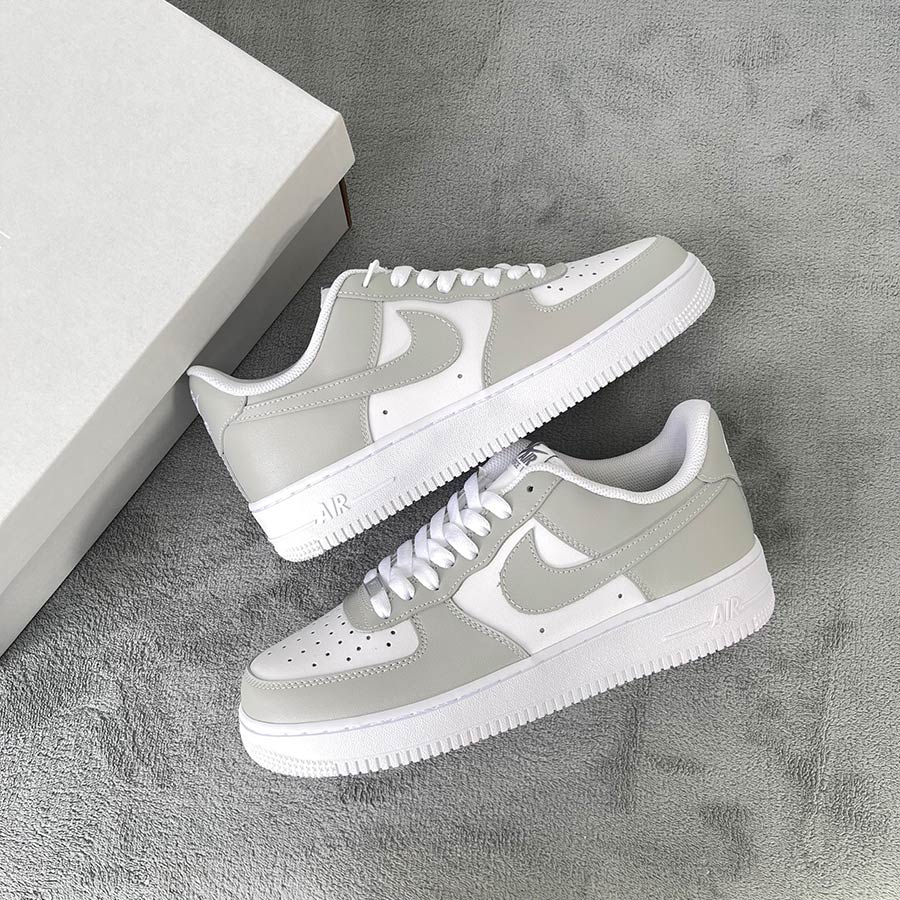 Giày Nike Air Force 1 White Light Grey rep like auth best quality