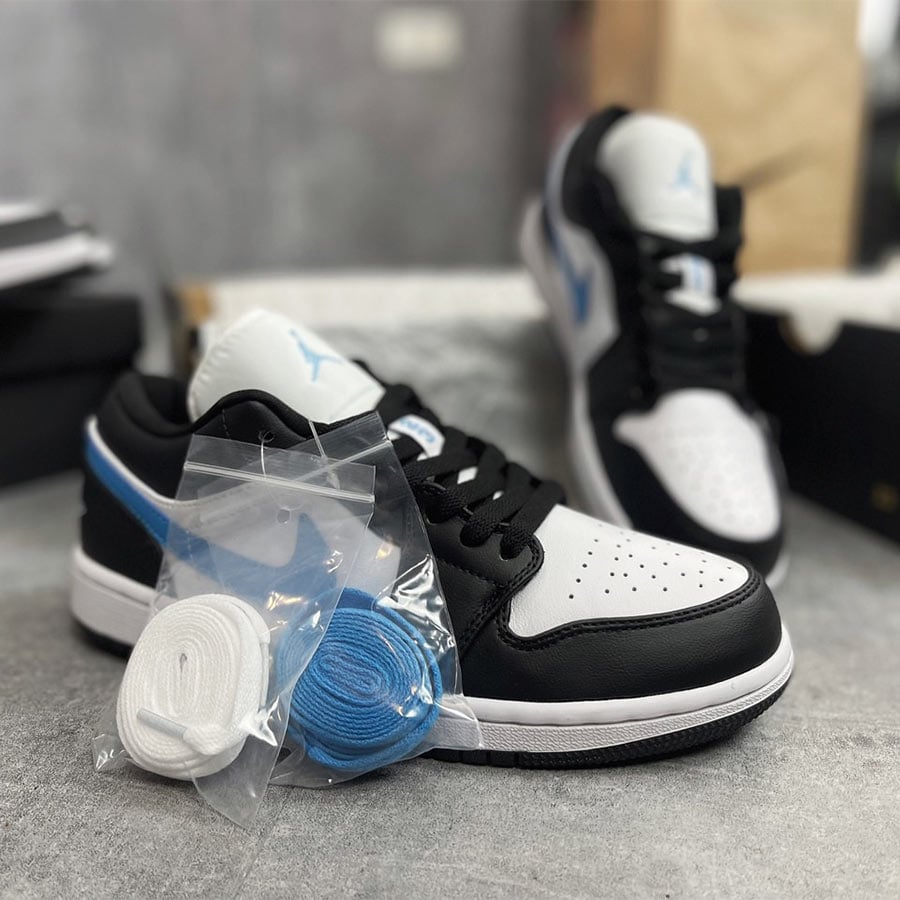 Giày Nike Air Jordan 1 Low Siren Blue siêu cấp rep 11