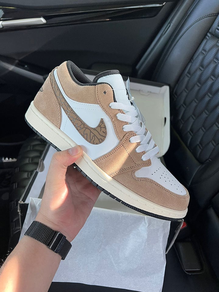 giày nike Jordan 1 low elephant brown REP 11 Like Auth best