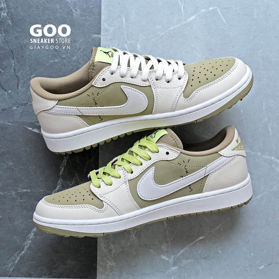 Giay Nike Jordan 1 Travis Scott Low Golf Neutral Olive best quality