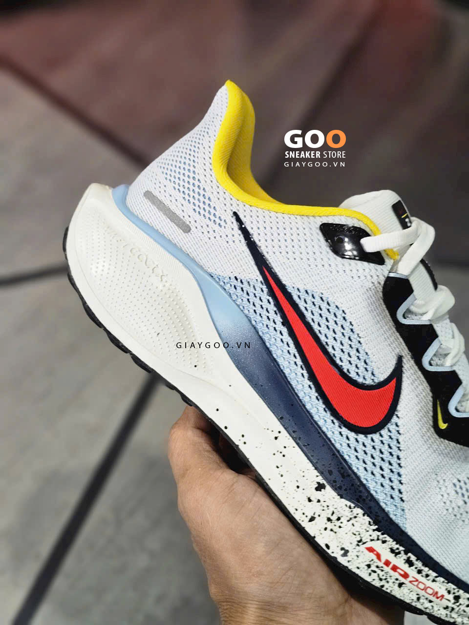 Giày Nike Pegasus 41 White Blue Red rep 11 like auth best quality
