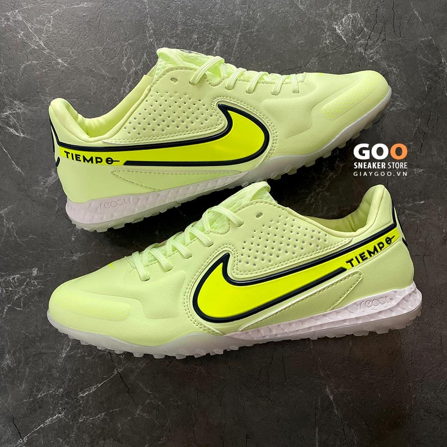 Giày Nike Tiempo 9 TF xanh dạ quang rep