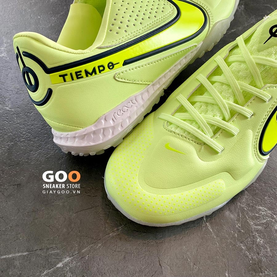 Giày Nike Tiempo 9 TF xanh dạ quang rep