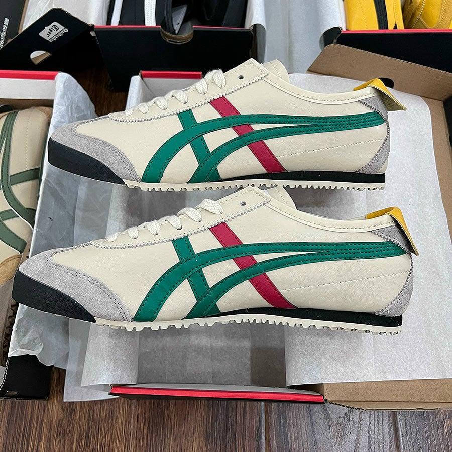 Onitsuka Tiger Mexico 66 Deluxe Cream Green rep 11 like auth siêu cấp