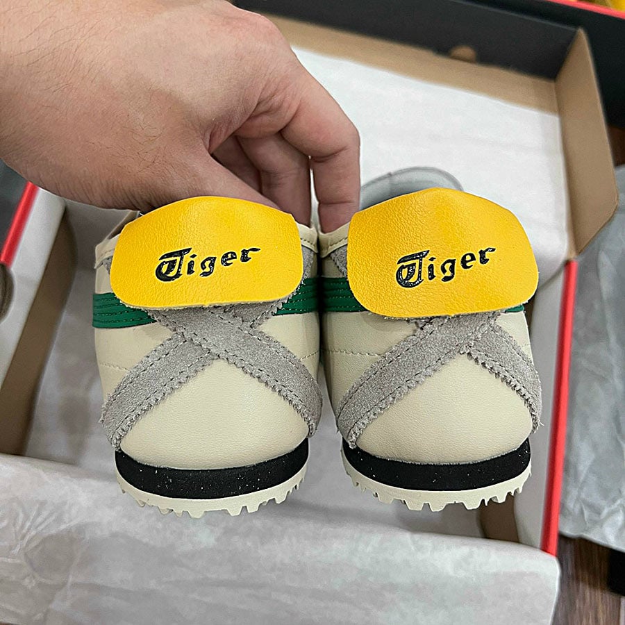 Onitsuka Tiger Mexico 66 Deluxe Cream Green rep 11 like auth siêu cấp