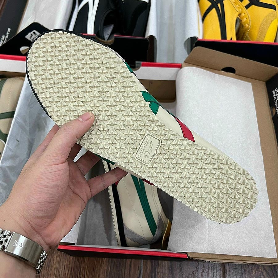 Onitsuka Tiger Mexico 66 Deluxe Cream Green rep 11 like auth siêu cấp