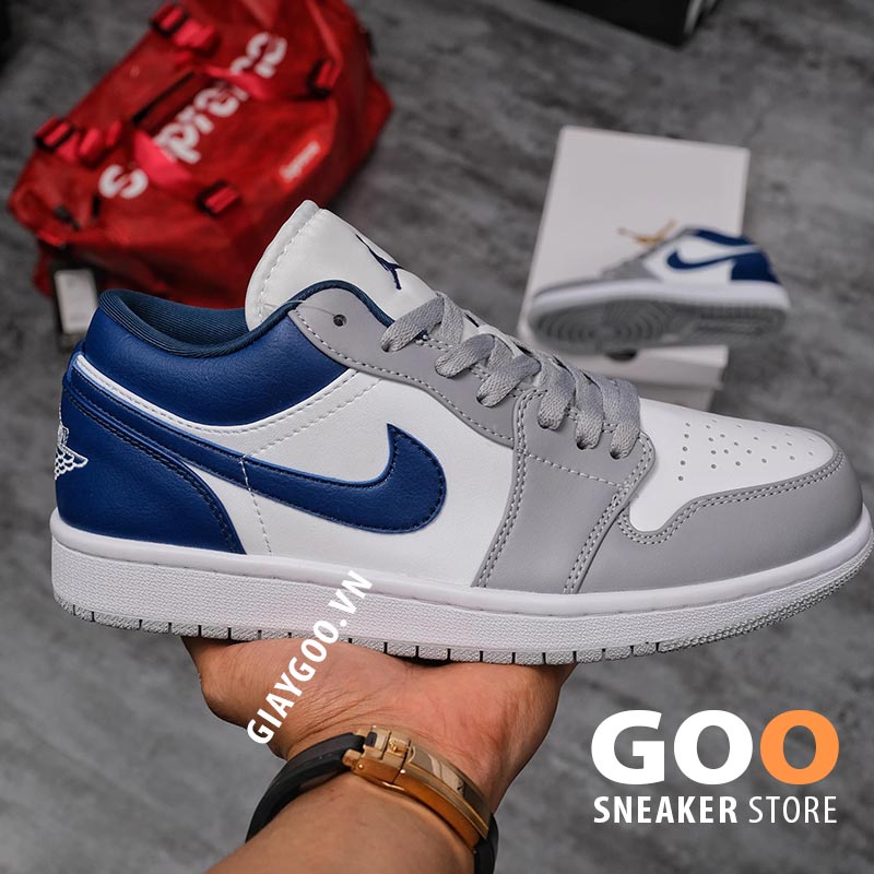 Jordan 1 Low Stealth French Blue best quality