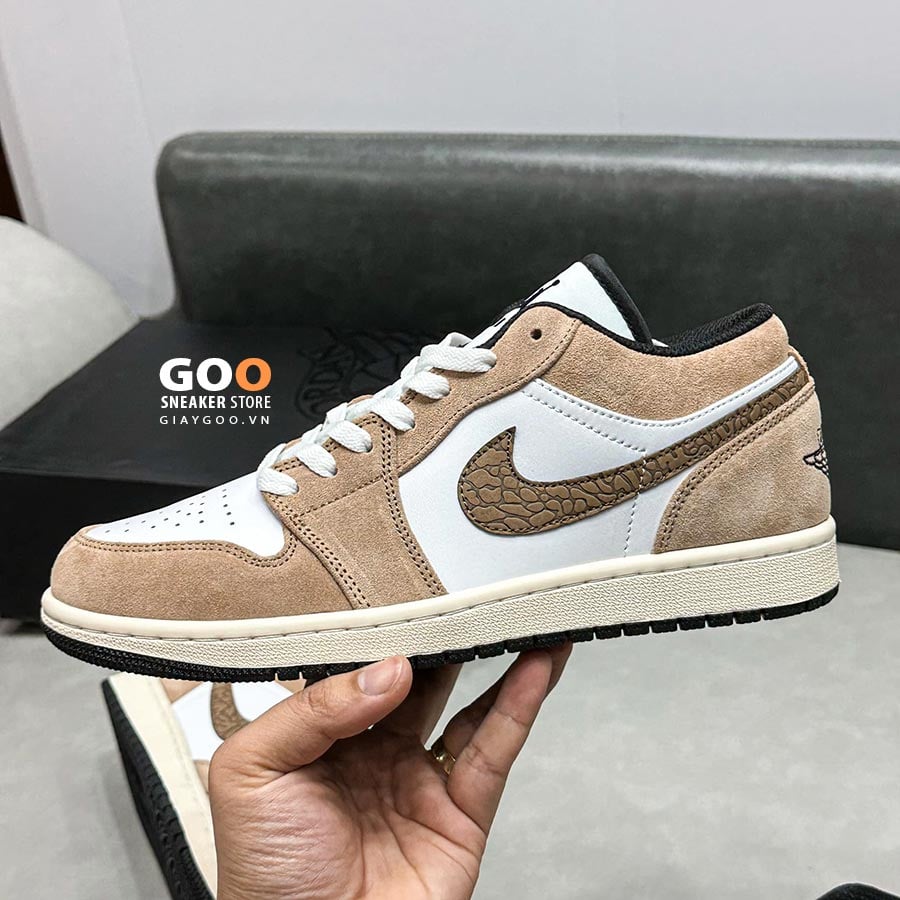 Jordan 1 low elephant brown rep 11 Like Auth best quality