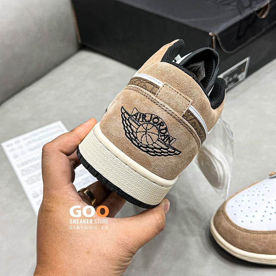 Jordan 1 low elephant brown rep 11 Like Auth best quality