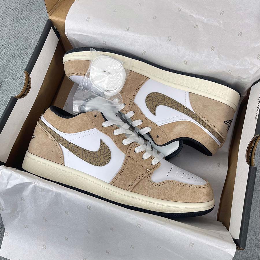 Jordan 1 low elephant brown rep 11 Like Auth best quality