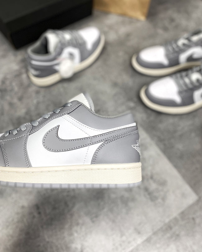 Jordan 1 low vintage Grey Like Auth rep 11  siêu cấp