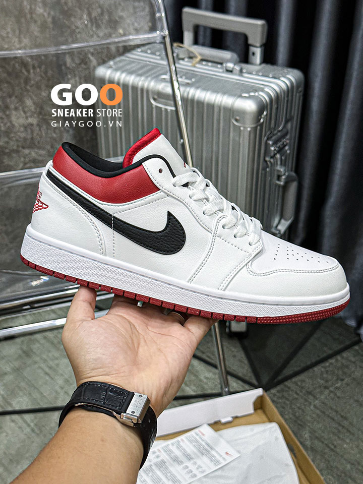 Jordan 1 Low White Gym Red like auth