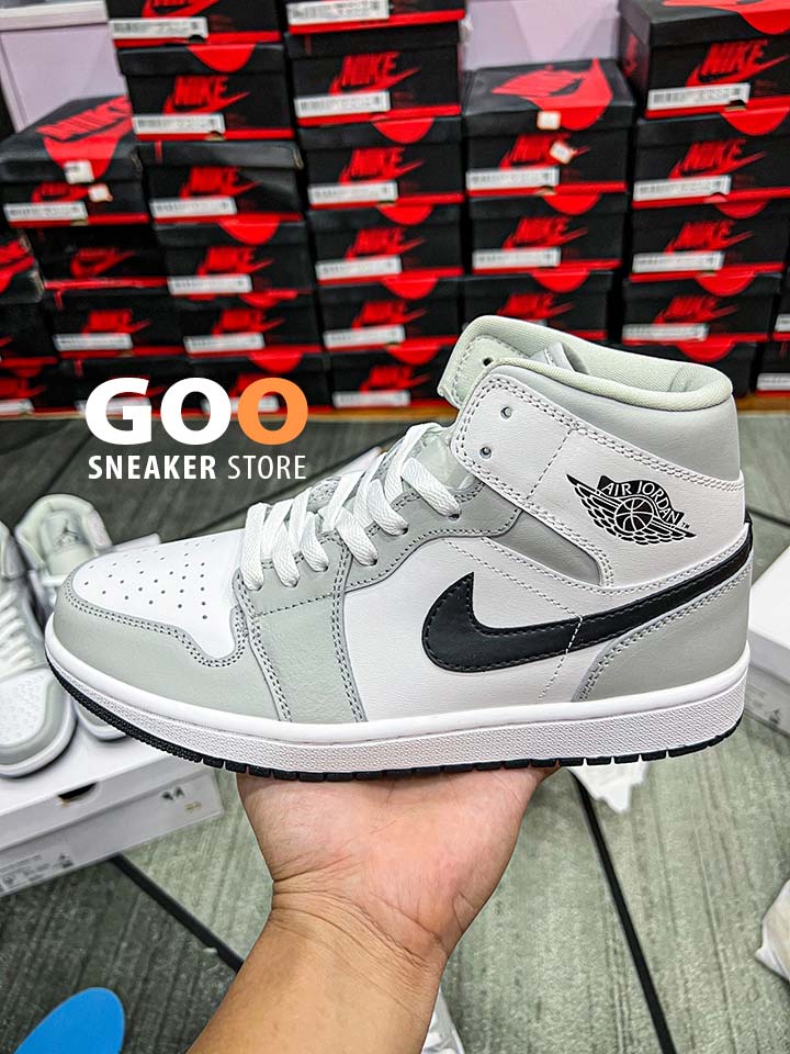 Jordan 1 Mid Light Smoke Grey 2.0