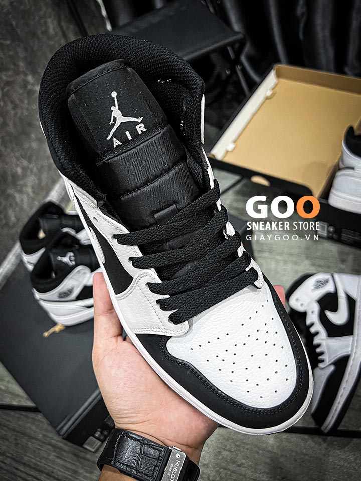 Jordan 1 Mid Tuxedo like auth