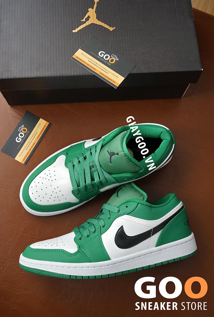 nike air jordan 1 low pine green 1:1