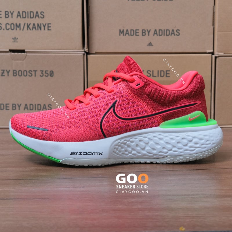 Nike Zoom Invincible 2 Đỏ Gót Xanh Lá Like Auth