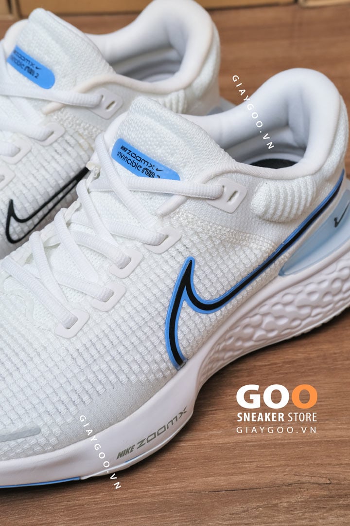 Nike Zoom Invincible 2 Trắng Móc Xanh Like Auth rep 11 siêu cấp