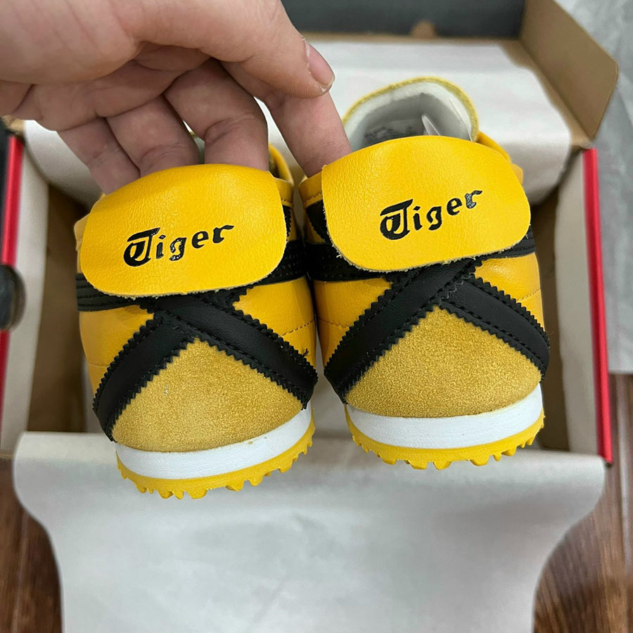 Onitsuka Tiger Mexico 66 Black Yellow rep 11 siêu cấp like auth