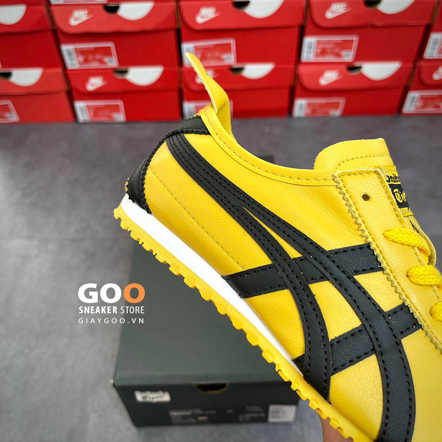 Onitsuka Tiger Mexico 66 Black Yellow rep 11 siêu cấp like auth
