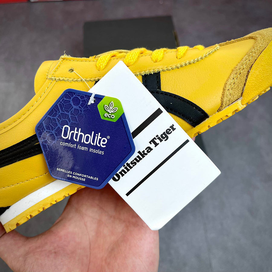 Onitsuka Tiger Mexico 66 Black Yellow rep 11 siêu cấp like auth
