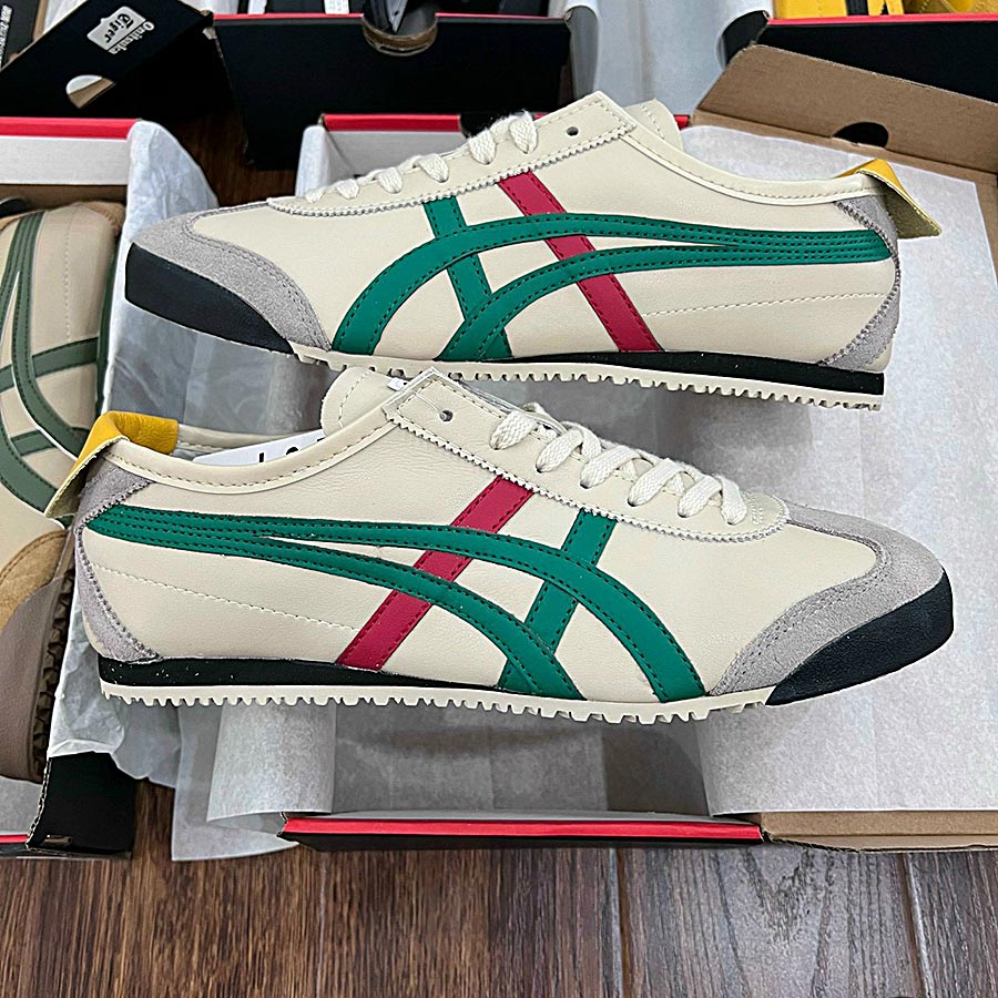 Onitsuka Tiger Mexico 66 Deluxe Cream Green rep 11 like auth siêu cấp