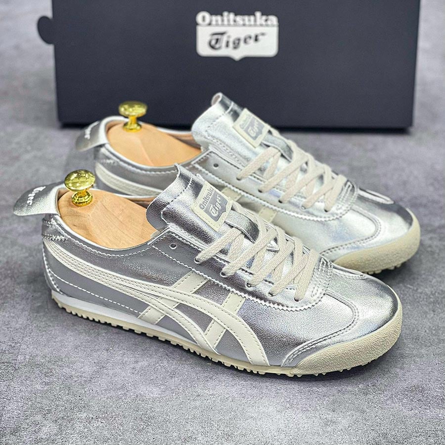 Onitsuka Tiger Mexico 66 Silver Off White rep 11 like auth siêu cấp