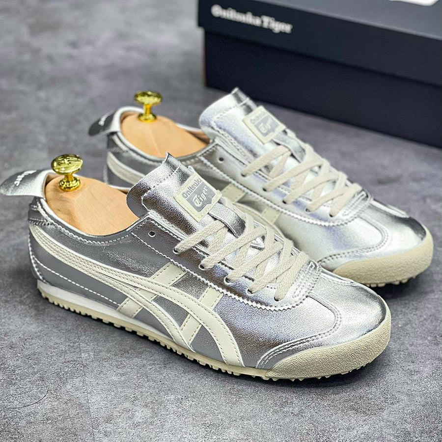 Onitsuka Tiger Mexico 66 Silver Off White rep 11 like auth siêu cấp