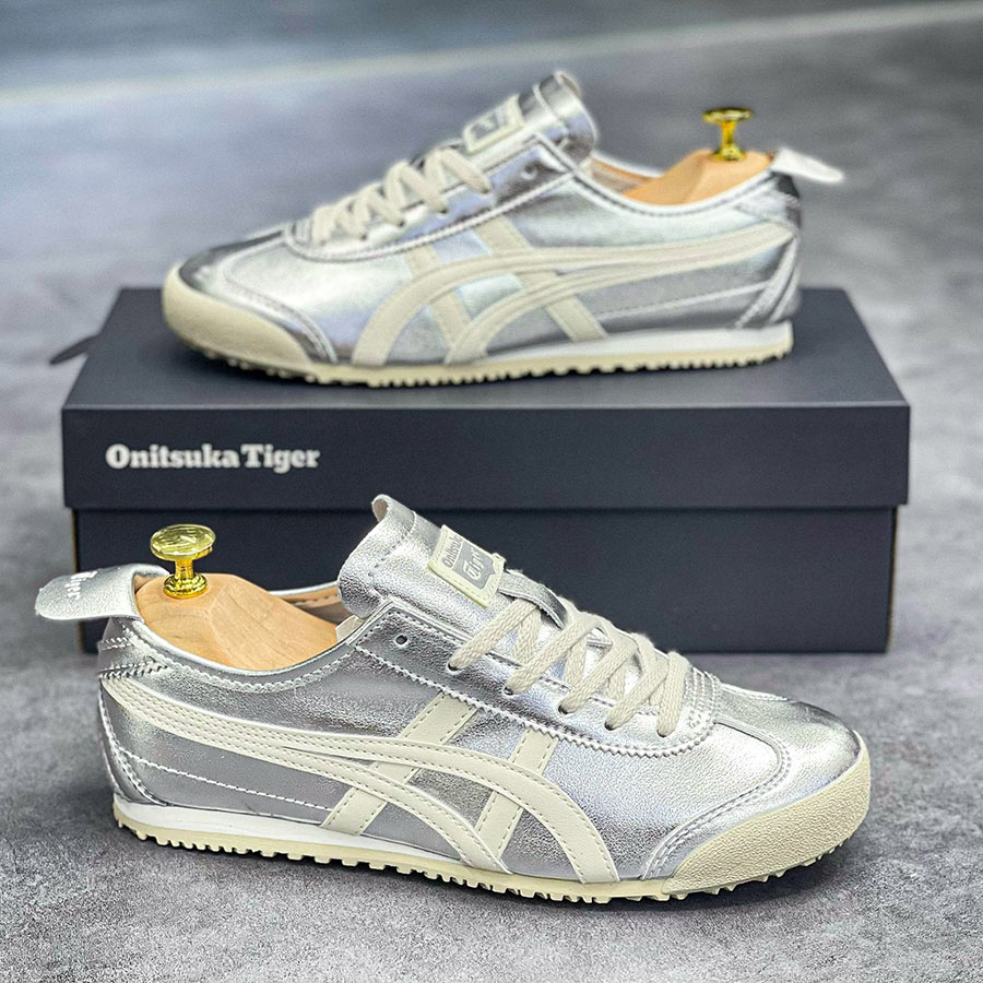 Onitsuka Tiger Mexico 66 Silver Off White rep 11 like auth siêu cấp